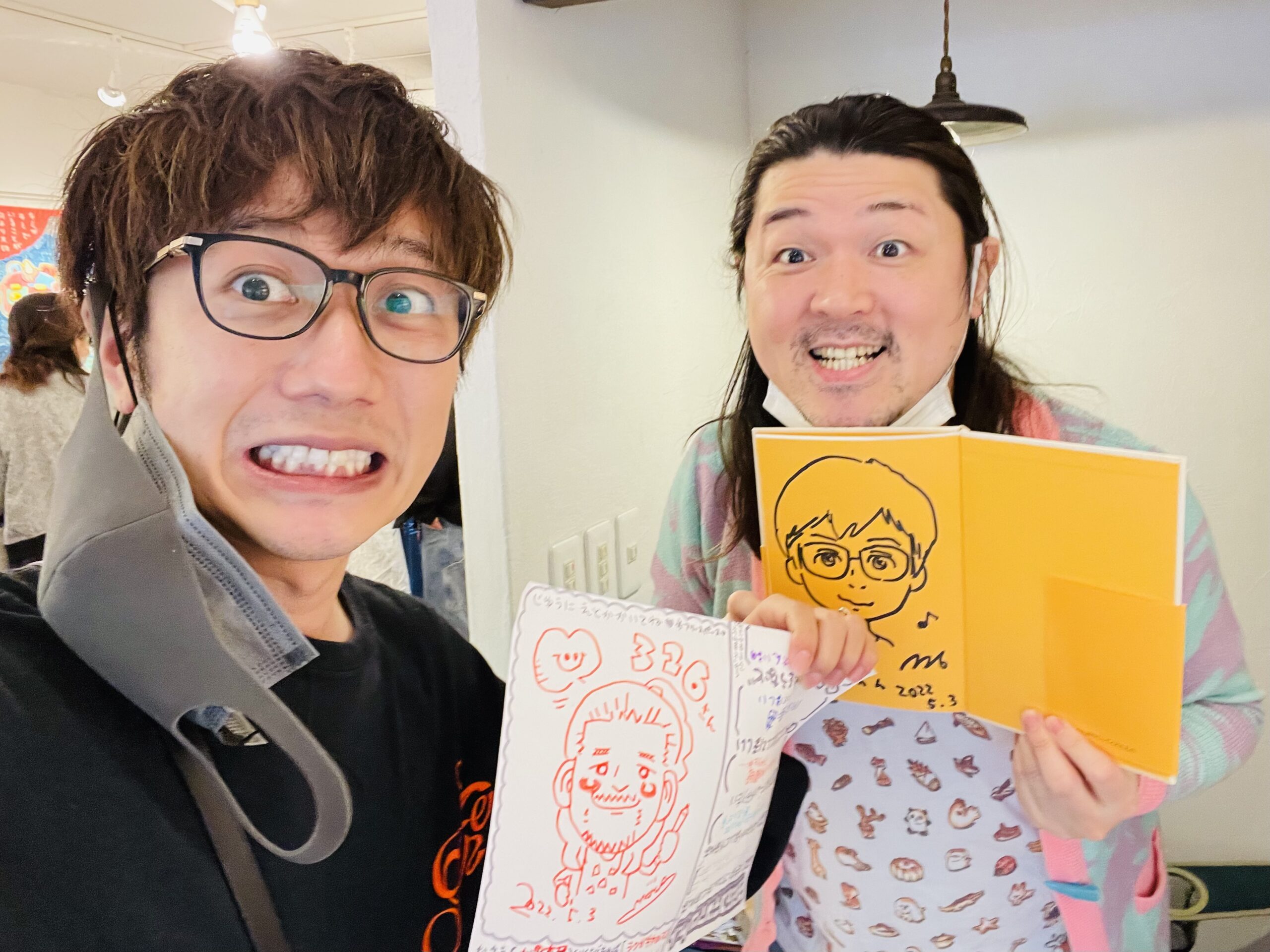 似顔絵59135☆326に会えた❗️｜ラクガキヤん日記